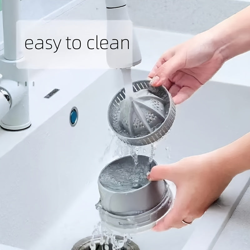 Exprimidor eléctrico portátil recargable por USB HHD: prensa automática compacta de cítricos y frutas con separador de pulpa, cuchillas de acero inoxidable fáciles de limpiar, incluye batería de polímero de litio para jugo fresco en casa.