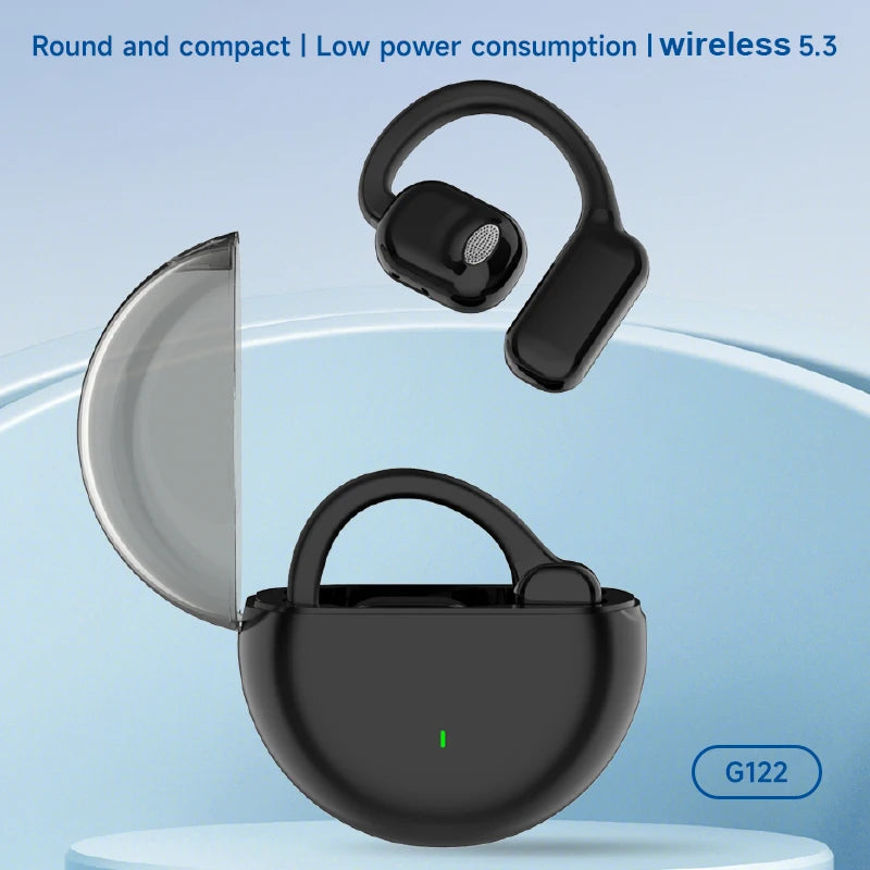 Auriculares TWS G122 inalámbricos deportivos con gancho para la oreja, sonido estéreo de alta fidelidad, impermeables, OEM ODM, para juegos con micrófono