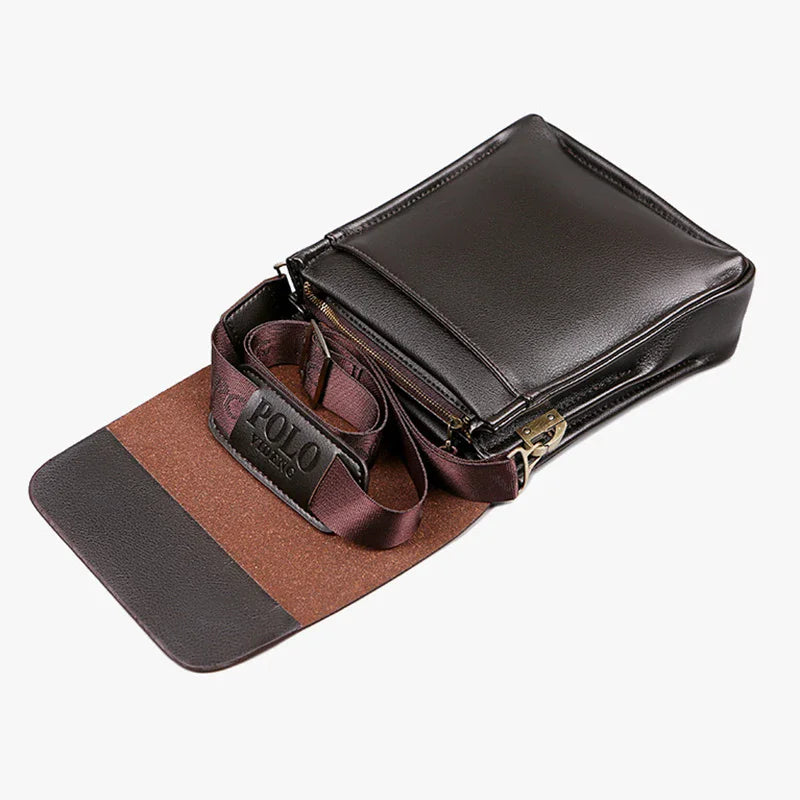 Bolso de hombro único para negocios de ocio Bolso vertical Polo Bolso de hombro inclinado de tendencia para hombre