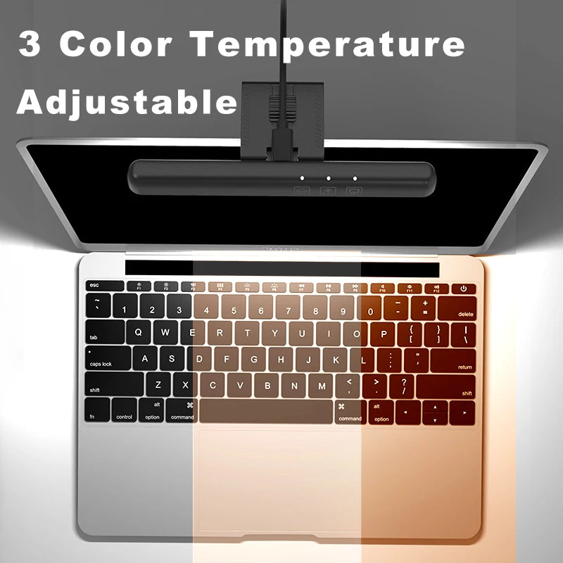 Barra de luz LED para monitor de computadora, ideal para aprendizaje, lectura y trabajo,