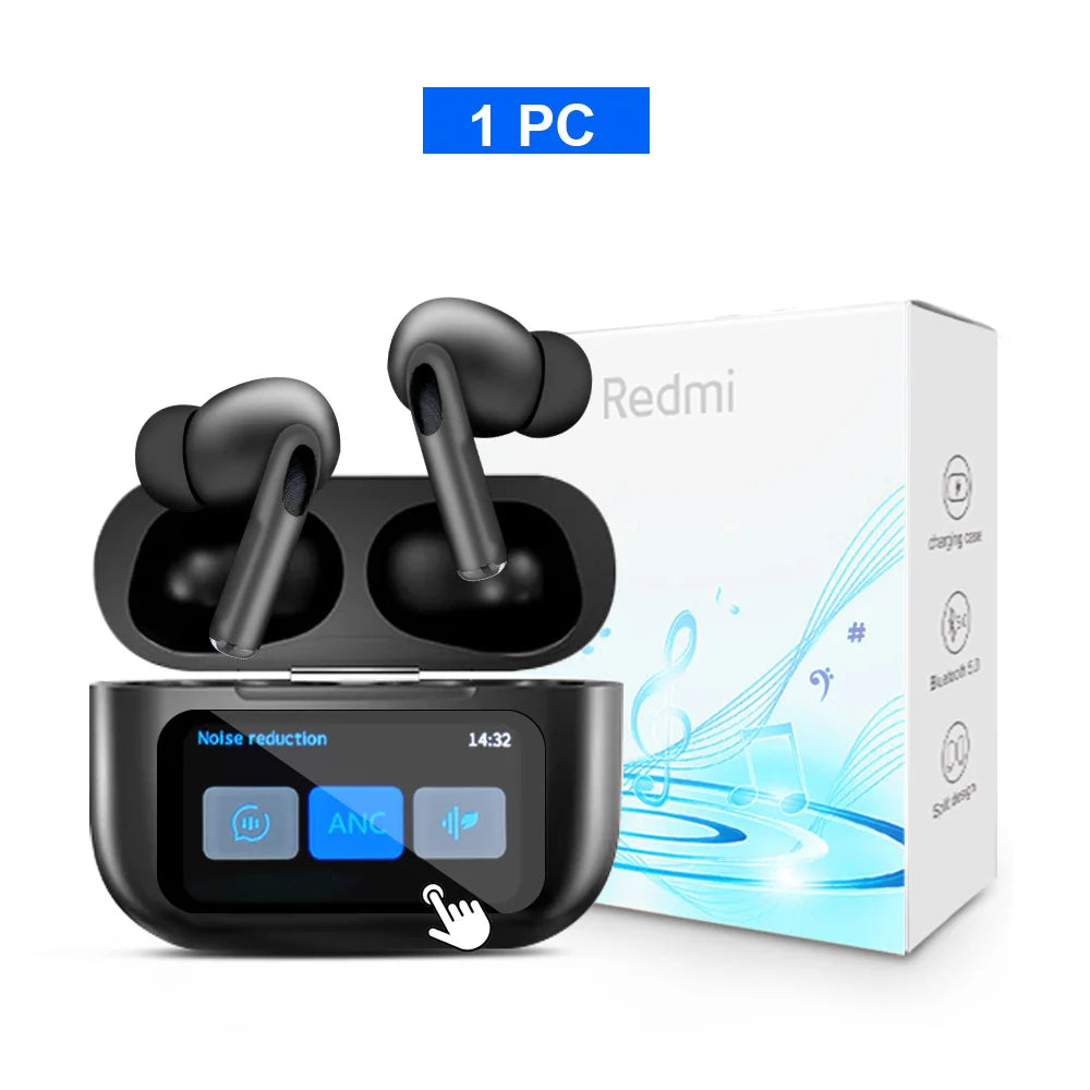 Auriculares inalámbricos Xiaomi Tws con Bluetooth, sonido estéreo HD, caja de carga, pantalla táctil LCD, deportivos, intrauditivos