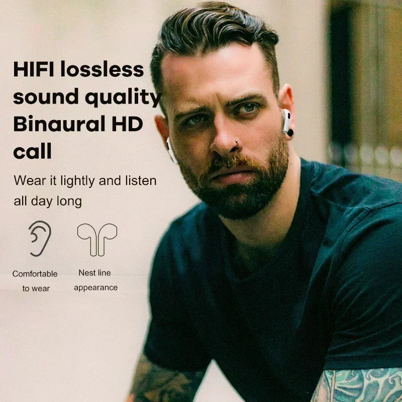 Auriculares Bluetooth Pro 6 TWS, auriculares inalámbricos con cancelación de ruido y micrófono, auriculares inalámbricos Pro6 para iPhone