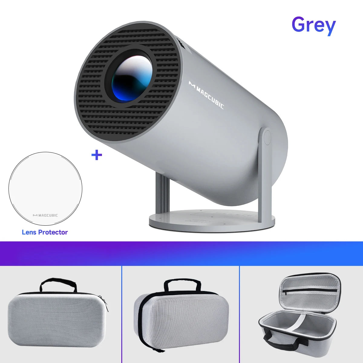Proyector Magcubic HY300 Pro 4K Android 11, doble Wi-Fi 6, 260 ANSI, Allwinner H713 BT5.0, 1080P, 1280 x 720P, para cine en casa y exteriores