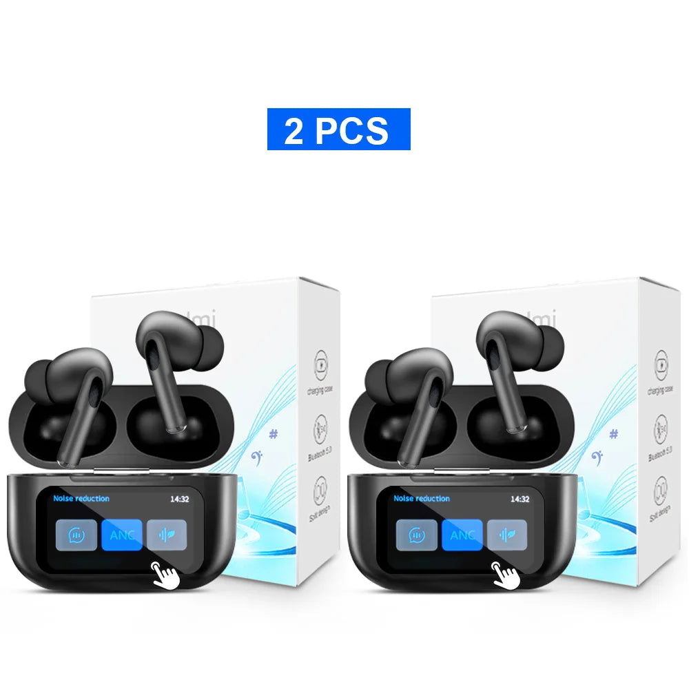 Auriculares inalámbricos Xiaomi Tws con Bluetooth, sonido estéreo HD, caja de carga, pantalla táctil LCD, deportivos, intrauditivos
