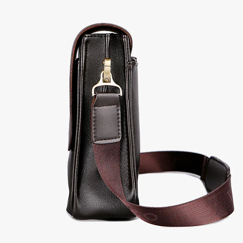 Bolso de hombro único para negocios de ocio Bolso vertical Polo Bolso de hombro inclinado de tendencia para hombre