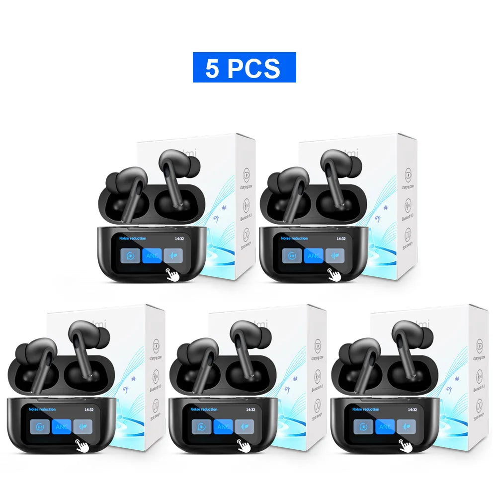 Auriculares inalámbricos Xiaomi Tws con Bluetooth, sonido estéreo HD, caja de carga, pantalla táctil LCD, deportivos, intrauditivos