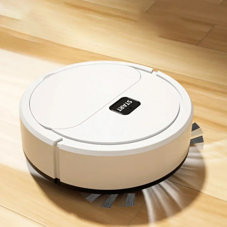 Aspiradora robótica portátil mini, automática, 2024, recargable por USB, para suelos húmedos y secos, tres en uno, para el hogar