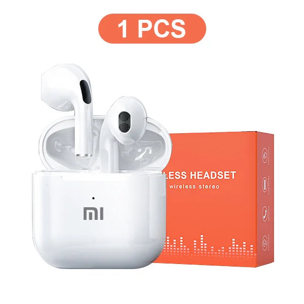 Auriculares inalámbricos Xiaomi con Bluetooth TWS 5.2, deportivos, impermeables, intraauriculares de alta fidelidad con micrófono para teléfonos inteligentes.