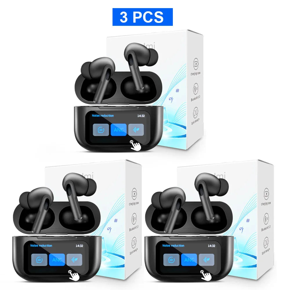 Auriculares inalámbricos Xiaomi Tws con Bluetooth, sonido estéreo HD, caja de carga, pantalla táctil LCD, deportivos, intrauditivos