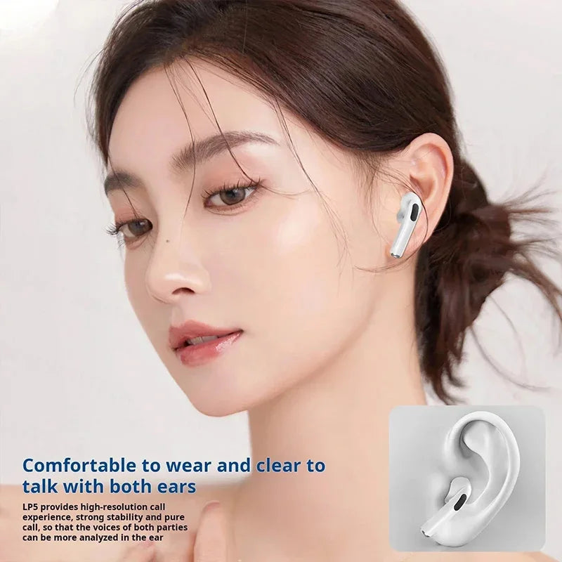 Auriculares inalámbricos Xiaomi con Bluetooth TWS 5.2, deportivos, impermeables, intraauriculares de alta fidelidad con micrófono para teléfonos inteligentes.