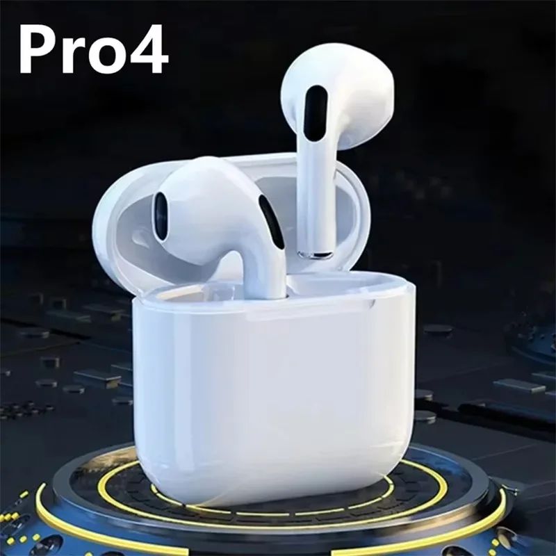 Auriculares Bluetooth Pro4 TWS estéreo 9D, inalámbricos, intraaurales, de alta fidelidad, manos libres con micrófono para Xiaomi