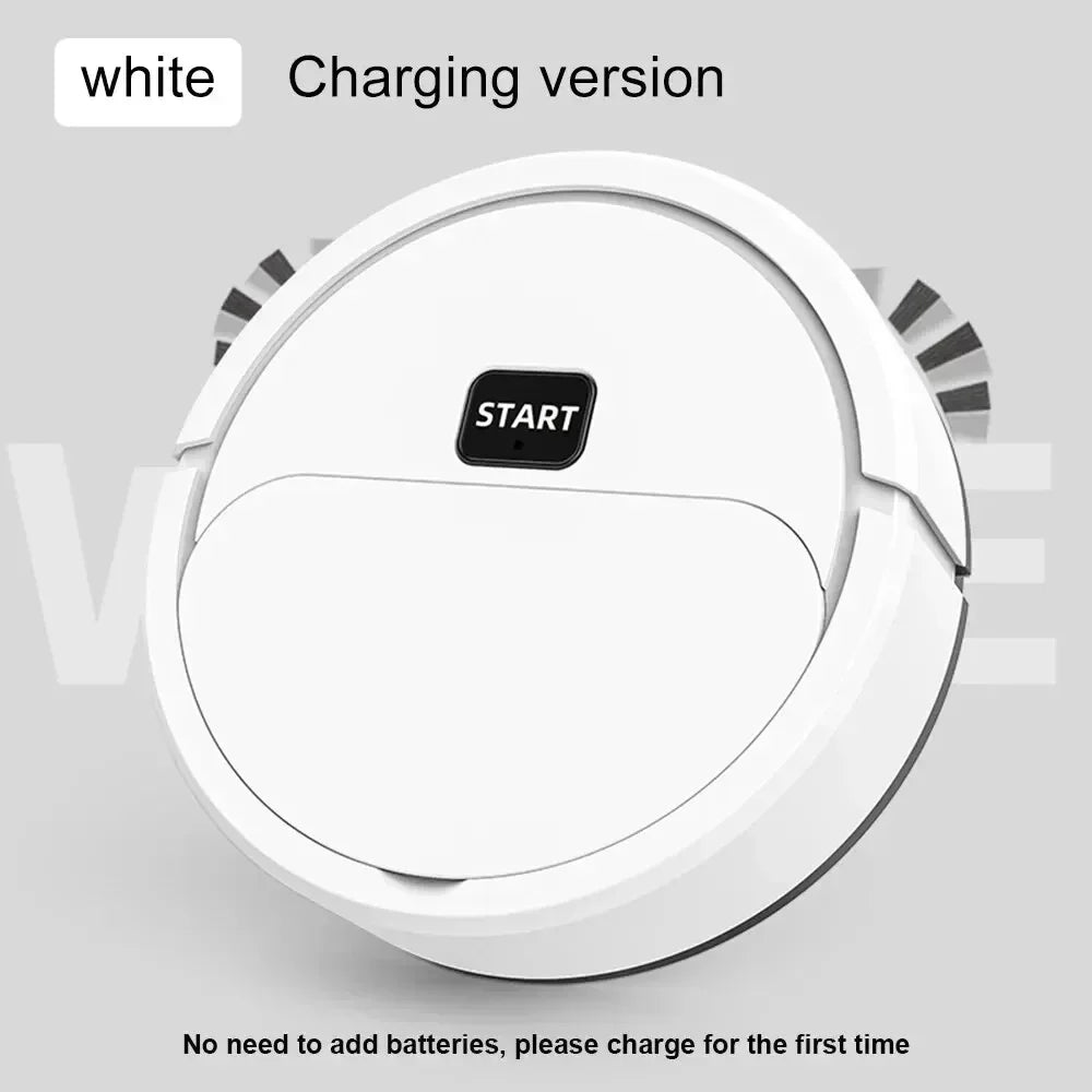 Aspiradora robótica portátil mini, automática, 2024, recargable por USB, para suelos húmedos y secos, tres en uno, para el hogar