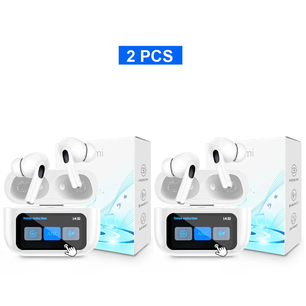 Auriculares inalámbricos Xiaomi Tws con Bluetooth, sonido estéreo HD, caja de carga, pantalla táctil LCD, deportivos, intrauditivos