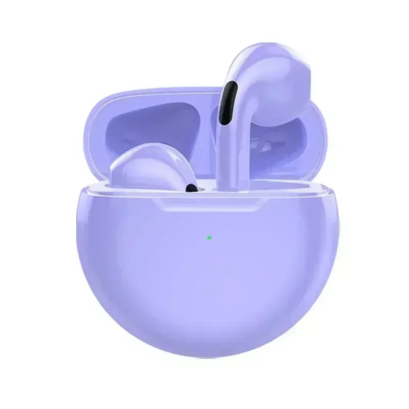Auriculares Bluetooth Pro 6 TWS, auriculares inalámbricos con cancelación de ruido y micrófono, auriculares inalámbricos Pro6 para iPhone