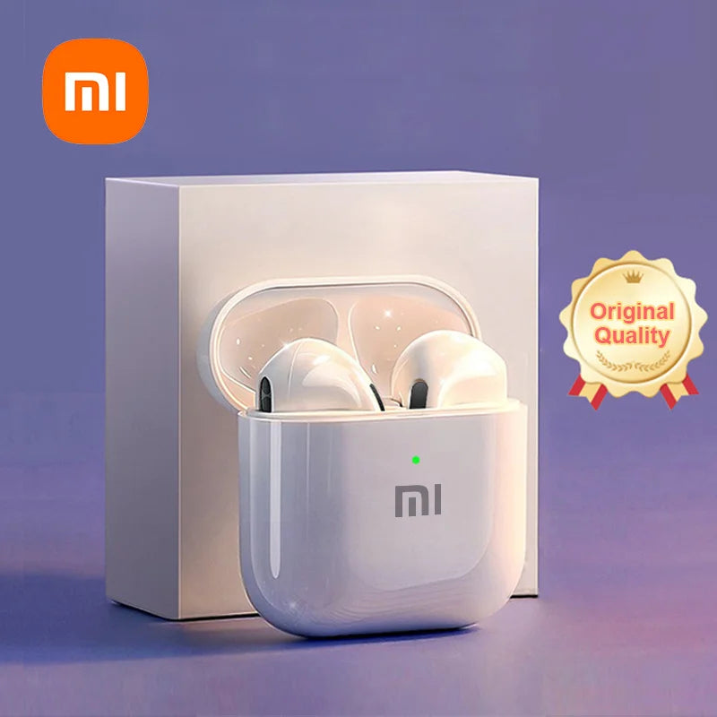 Auriculares inalámbricos Xiaomi con Bluetooth TWS 5.2, deportivos, impermeables, intraauriculares de alta fidelidad con micrófono para teléfonos inteligentes.