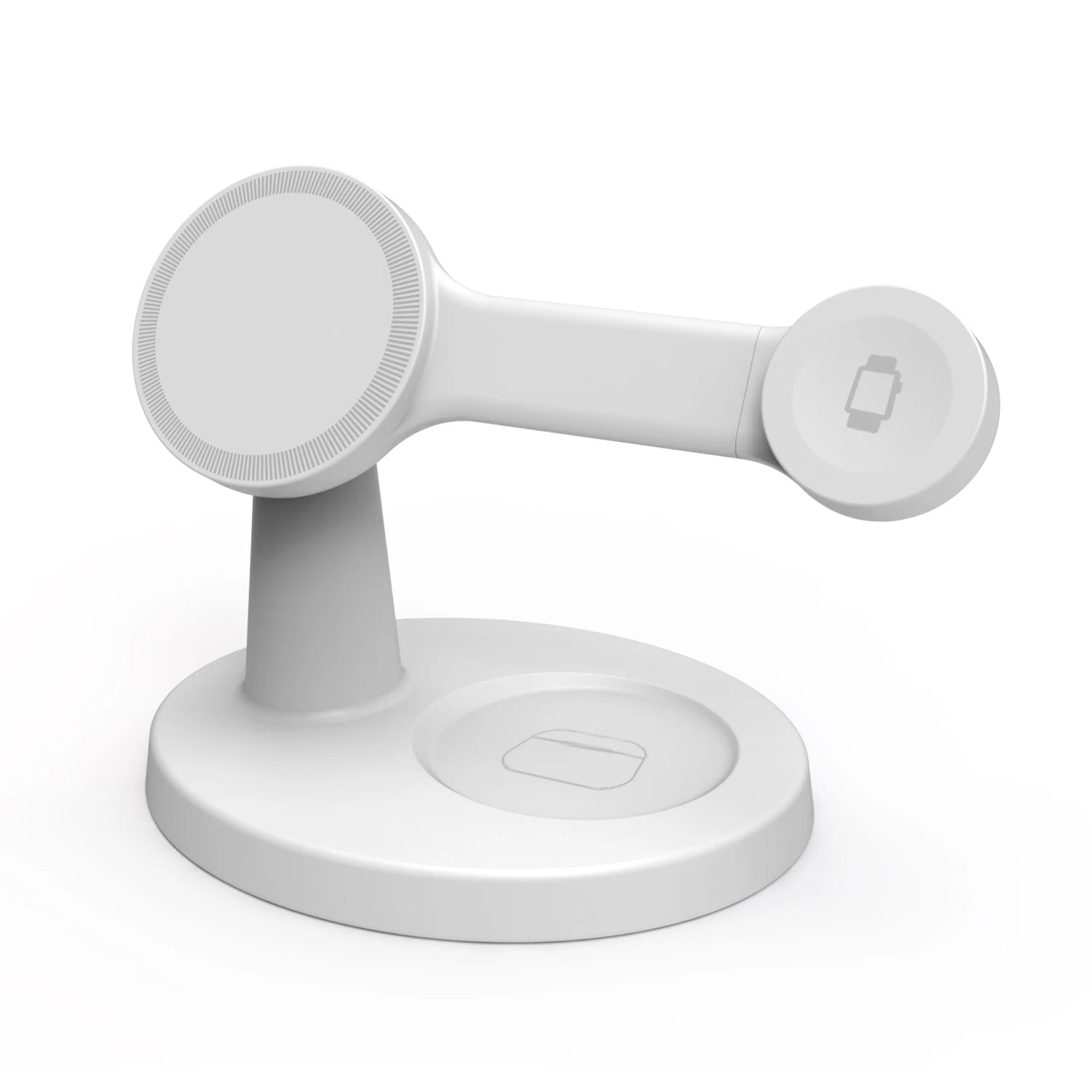 Cargador inalámbrico magnético 3 en 1 para iPhone 16, 15, 14, 13 Pro Max, Apple Watch 9, 8 y AirPods Pro. Estación de carga rápida.